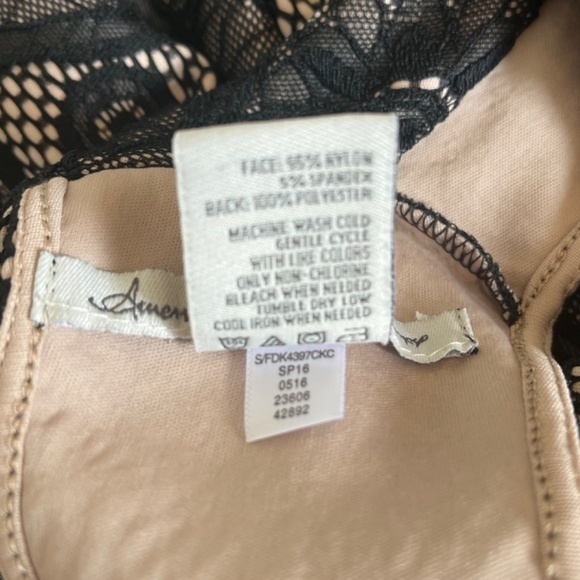 American Rag Disco Diva Style Hollywood 1970 Lace Mini Sleeveless Cocktail Dress - Picture 7 of 7